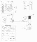 Engine Sump Gasket Set-Engine Lubrication Diagram and Parts List for 49G575-1110-E1  Briggs and Stratton Engine